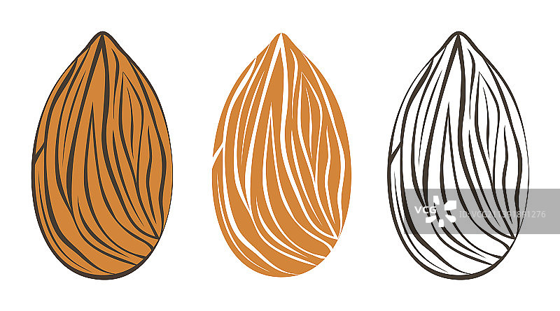 杏仁套装图片素材