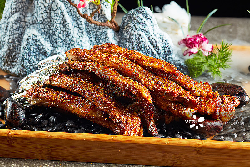 烤羊排图片素材