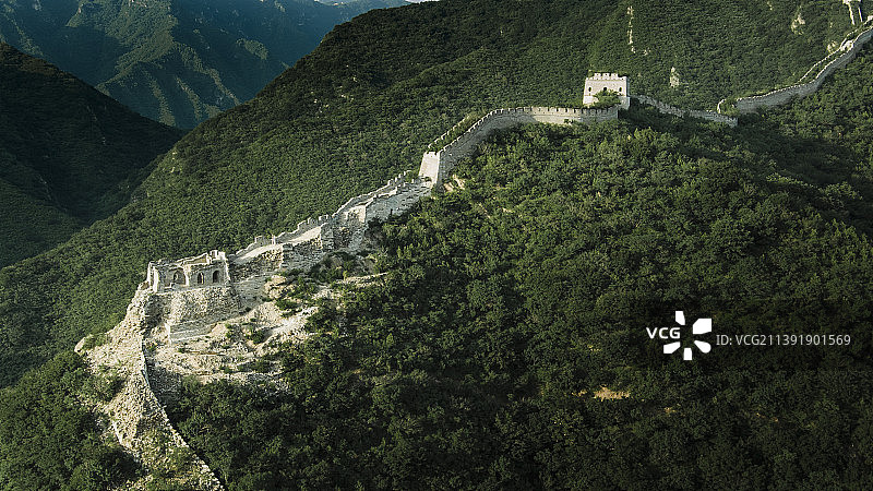 北京响水湖长城图片素材