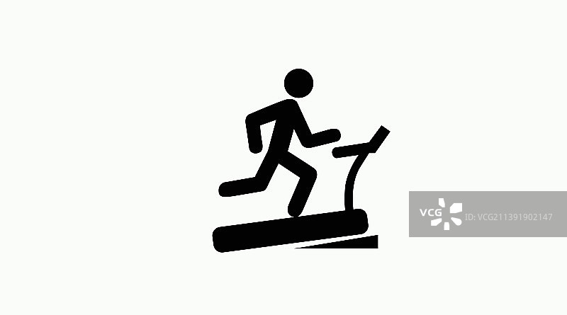 跑步机图标图片素材