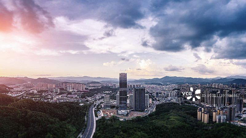 广州市增城区航拍图片素材