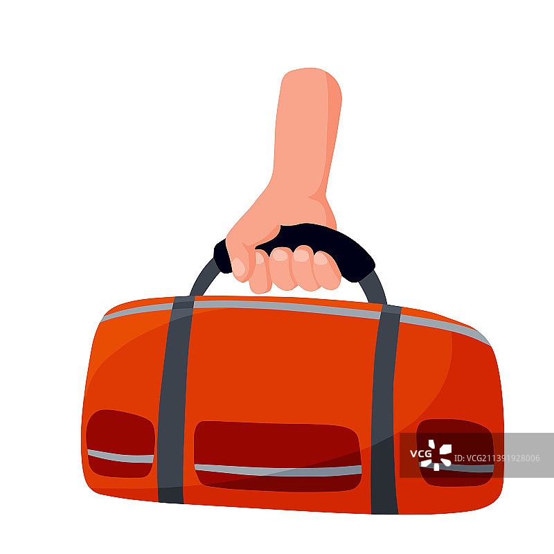 手持运动包图片素材