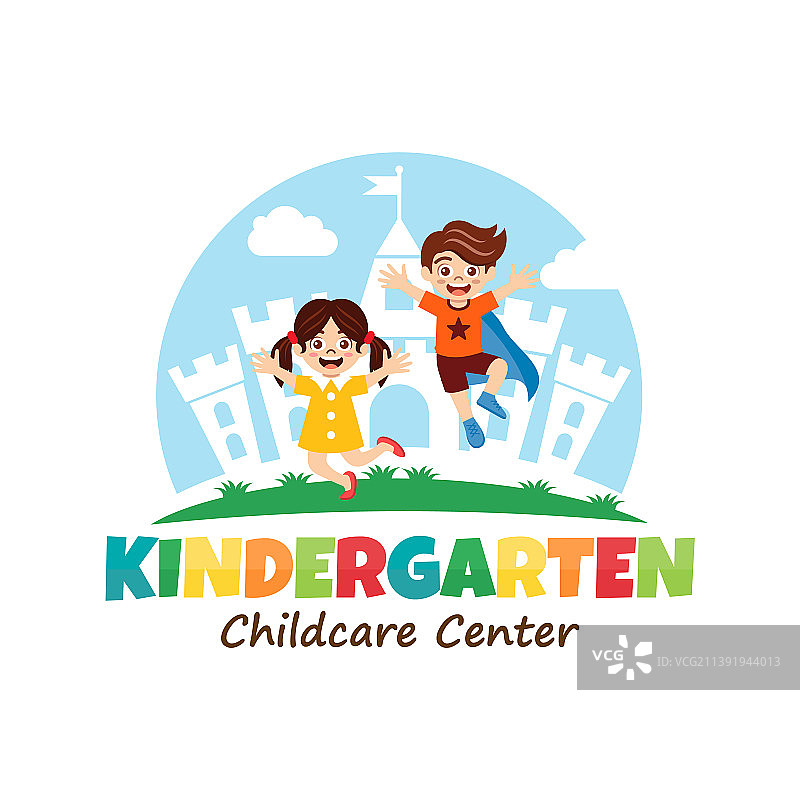 幼儿园logo图标设计模板图片素材