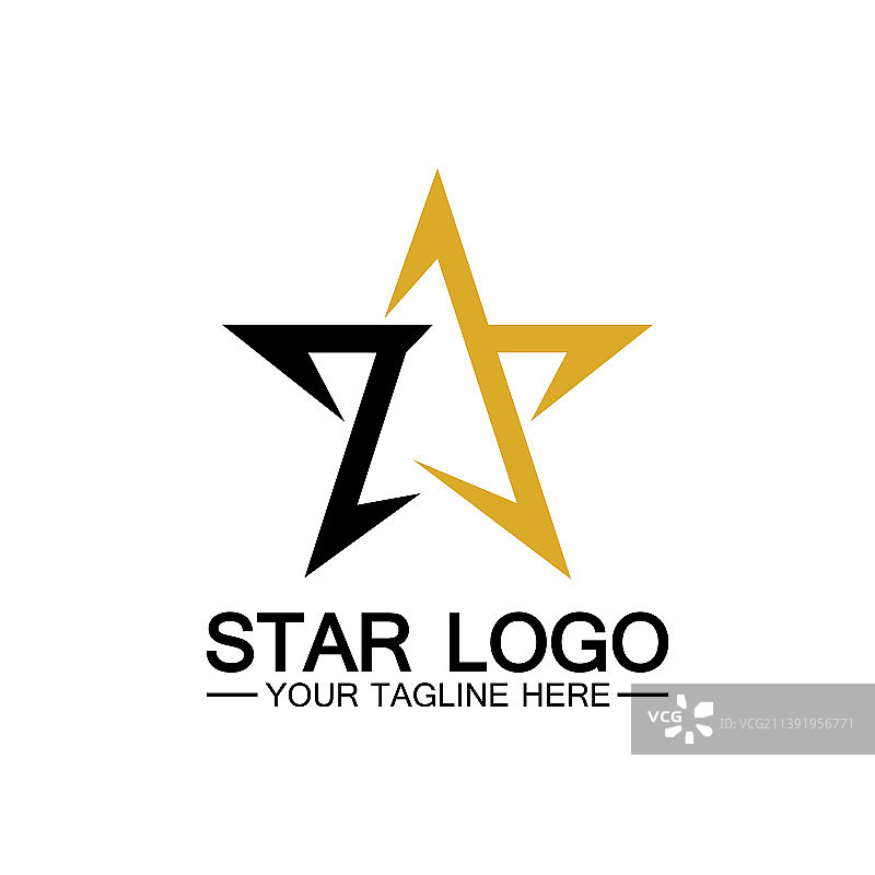 星形标志模板图标设计图片素材