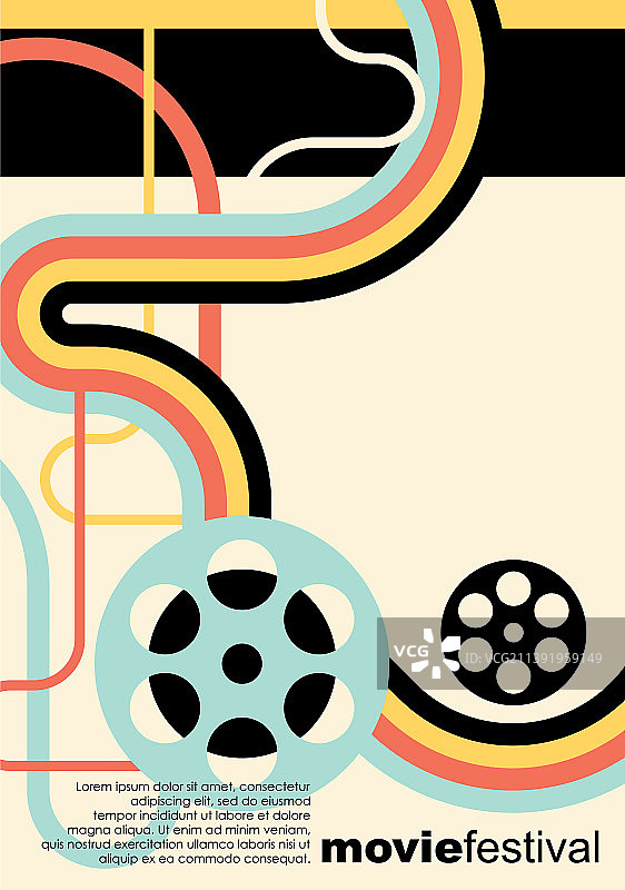 电影节海报图片素材