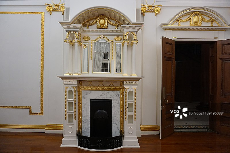 欧式壁炉, 香港孙中山纪念馆图片素材