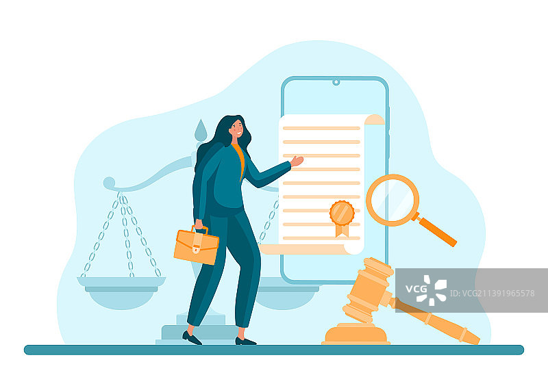 数字法律概念图片素材