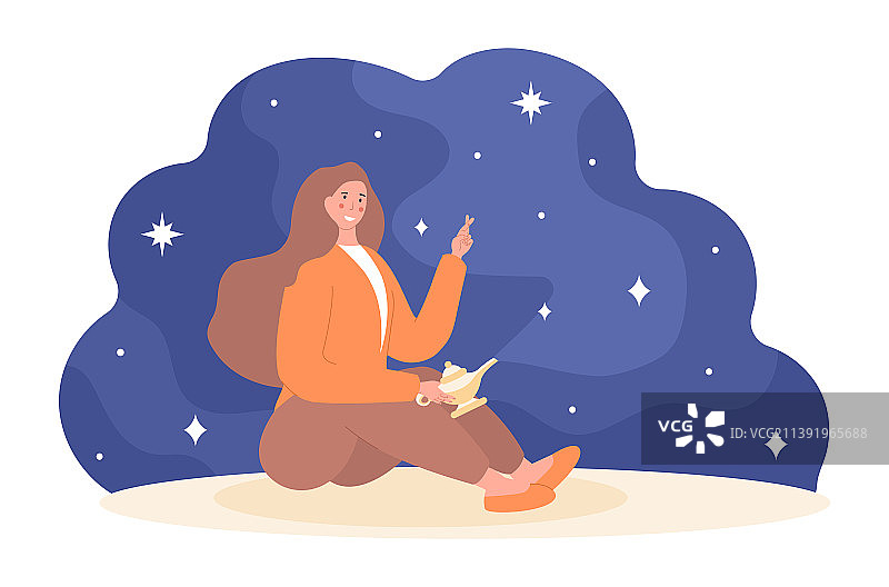 许愿概念图片素材