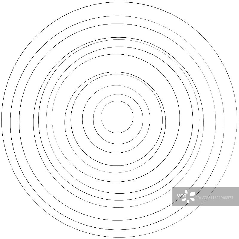 同心径向辐射圆环图片素材