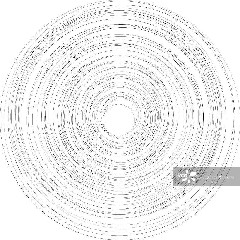 同心径向辐射圆环图片素材