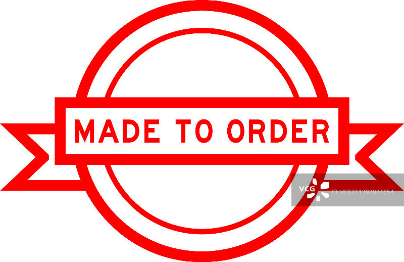 带有文字的复古红色圆形标签banner图片素材