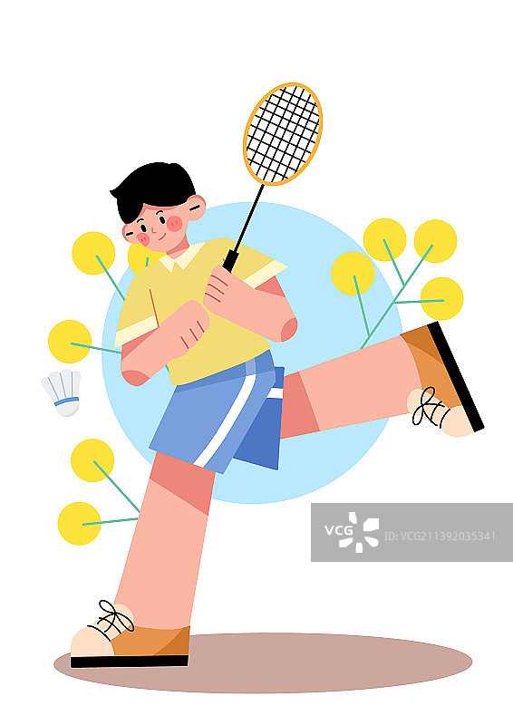 羽毛球图片素材