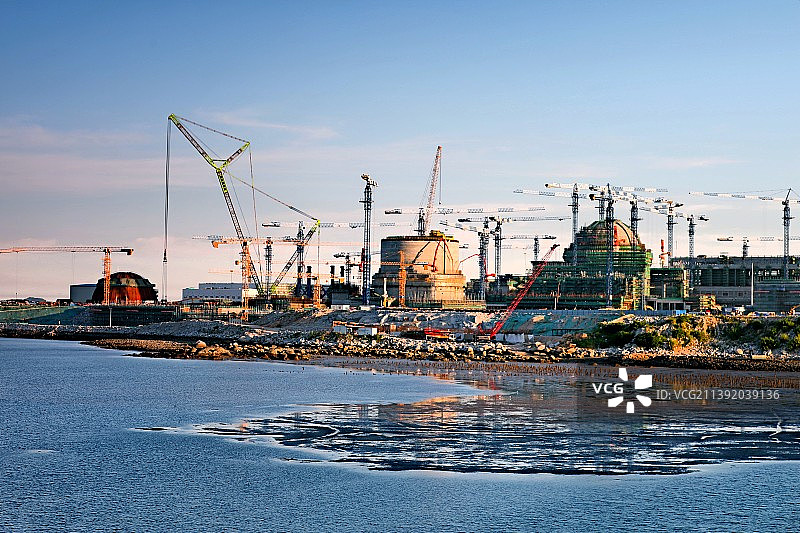 建设中（漳州核电）图片素材