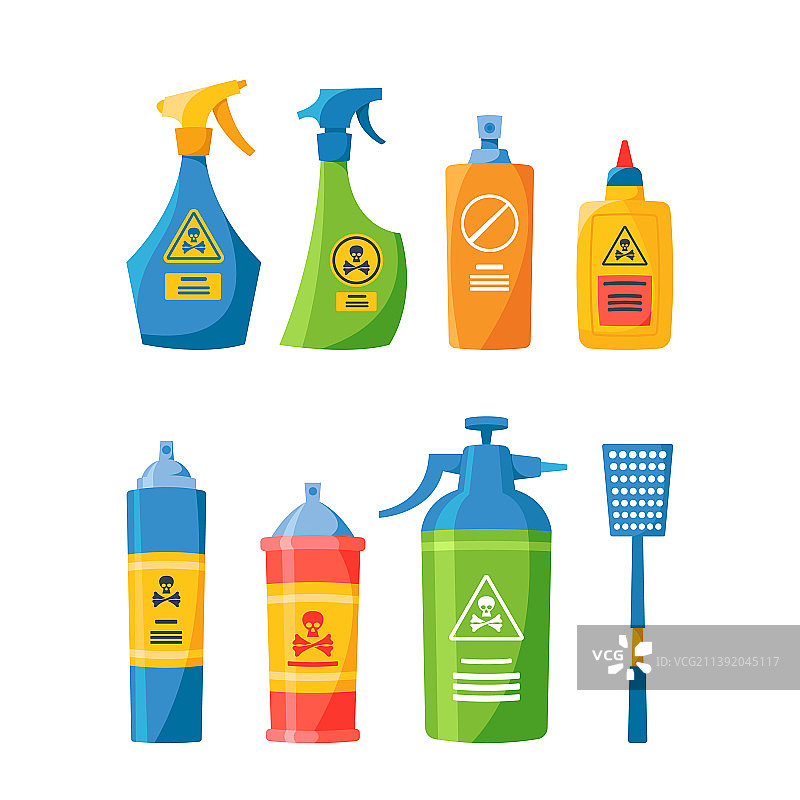 有害生物防治有毒喷雾剂和气雾剂图片素材