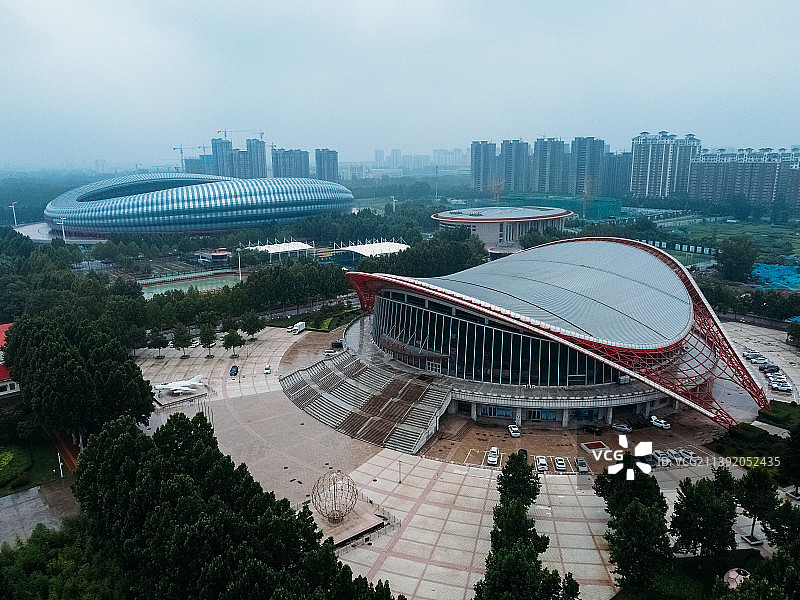 聊城市 体育公园 体育馆 奥森体育场 湖南路大桥 聊城大学图片素材