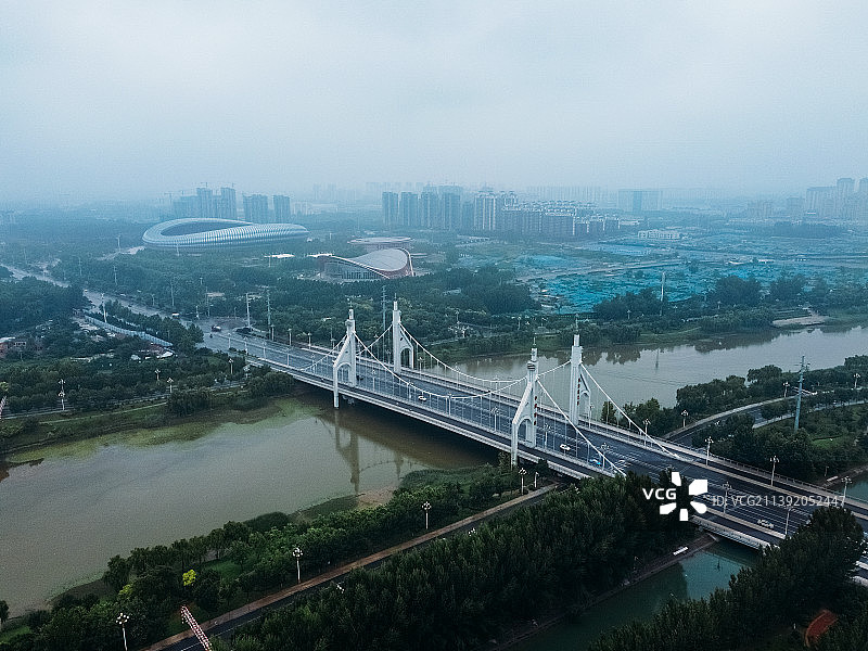 聊城市 体育公园 体育馆 奥森体育场 湖南路大桥 聊城大学图片素材