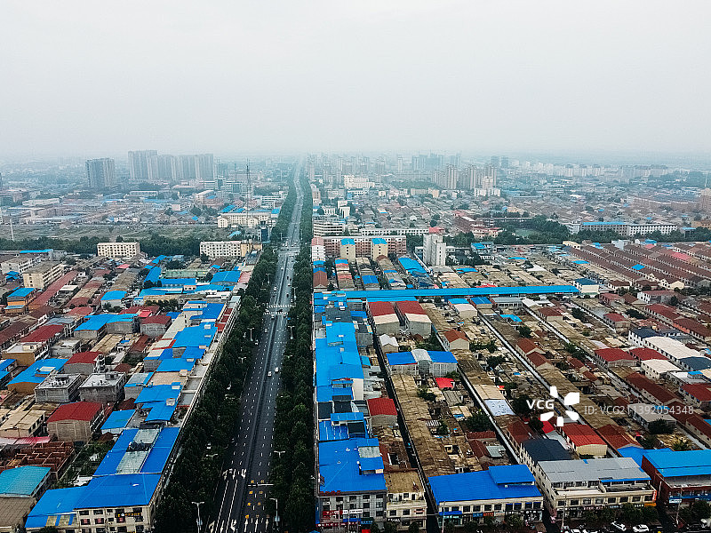 南乐县 光明南路 新天地购物 昌州路 人民医院 人民路 航拍图片素材