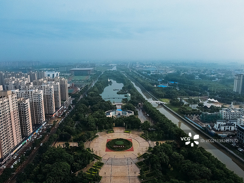 清丰县 明月湖公园 人民路 亿洲乐活城市广场 第一医院 幸福大道图片素材