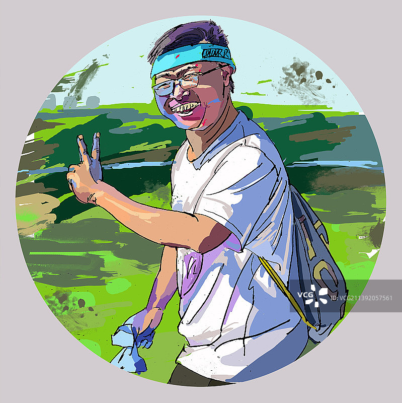 THE COLOUR RUN 彩色跑图片素材