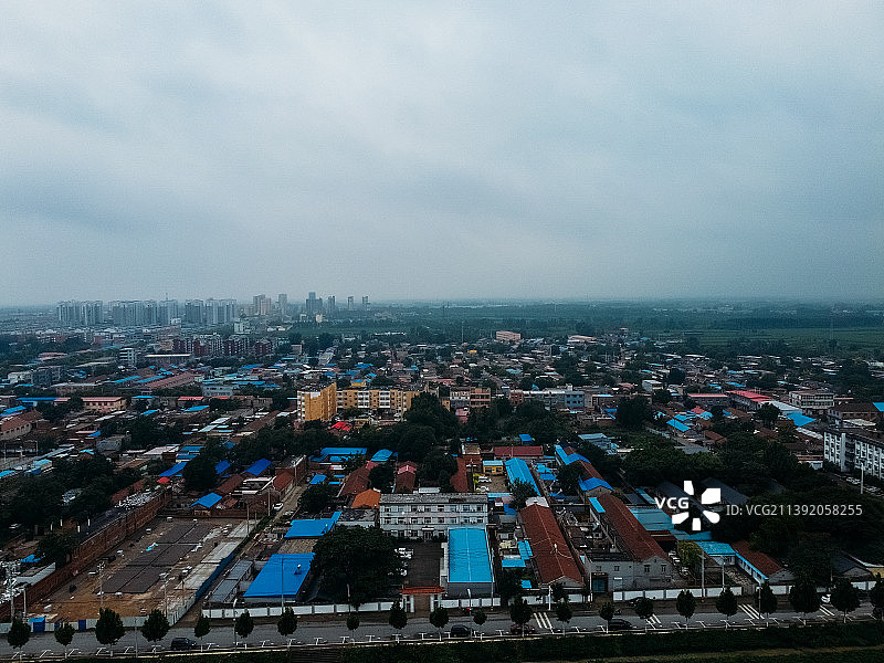 武强县 滏阳河 滏西路 吉祥文化公园 航拍图片素材