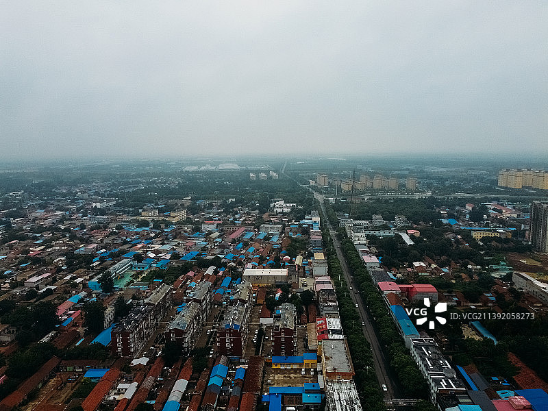 武强县 滏阳河 滏西路 吉祥文化公园 航拍图片素材