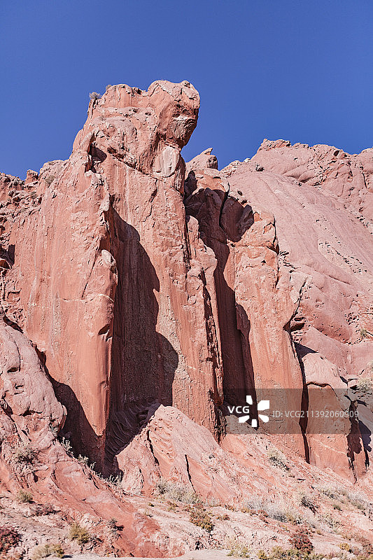 奥依塔克红山图片素材