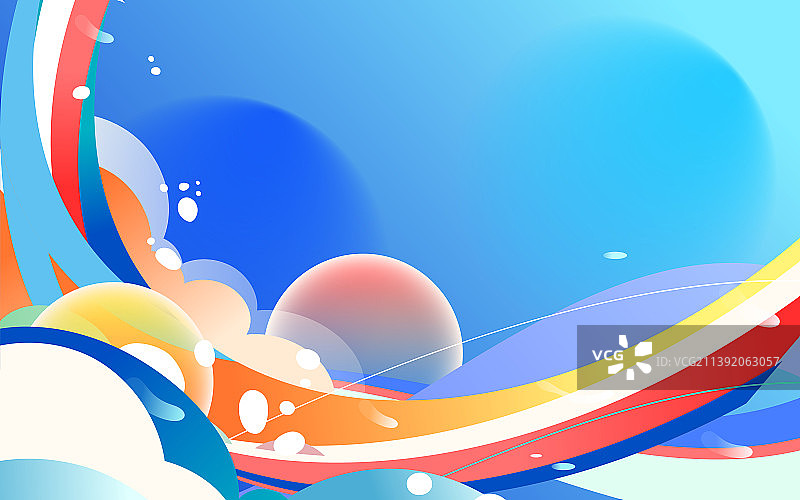 夏天人物锻炼身体运动健身打羽毛球比赛插画图片素材