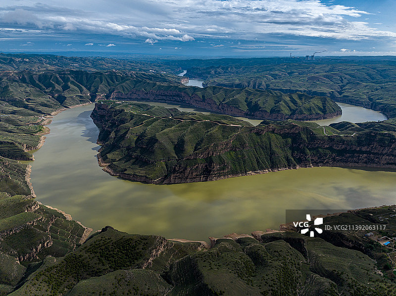 偏关，黄河乾坤湾图片素材