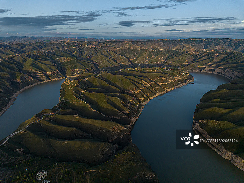 偏关，黄河乾坤湾图片素材