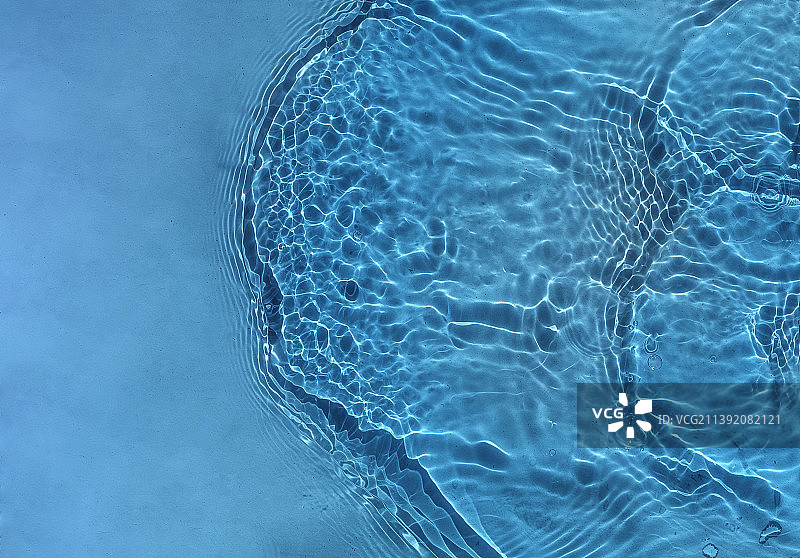 蓝色水面纹理Spa概念背景图片素材