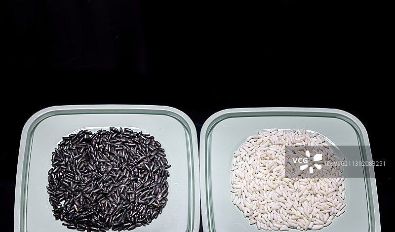 黑米、糯米、黑白图片素材
