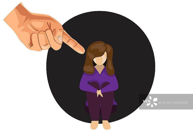 绝望的少女图片素材