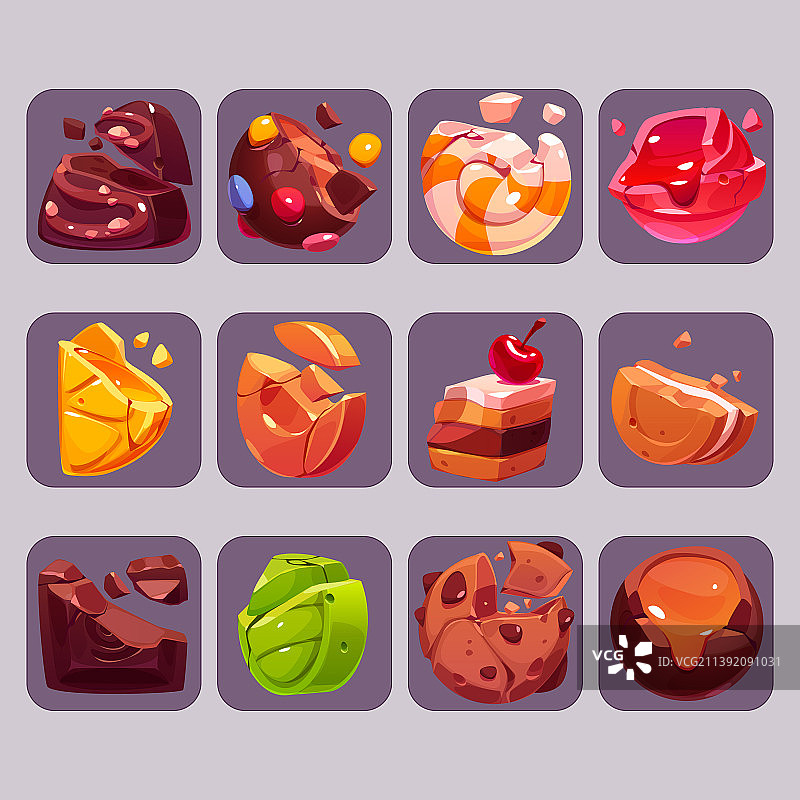 破碎的糖果游戏图标卡通粉碎糖果图片素材