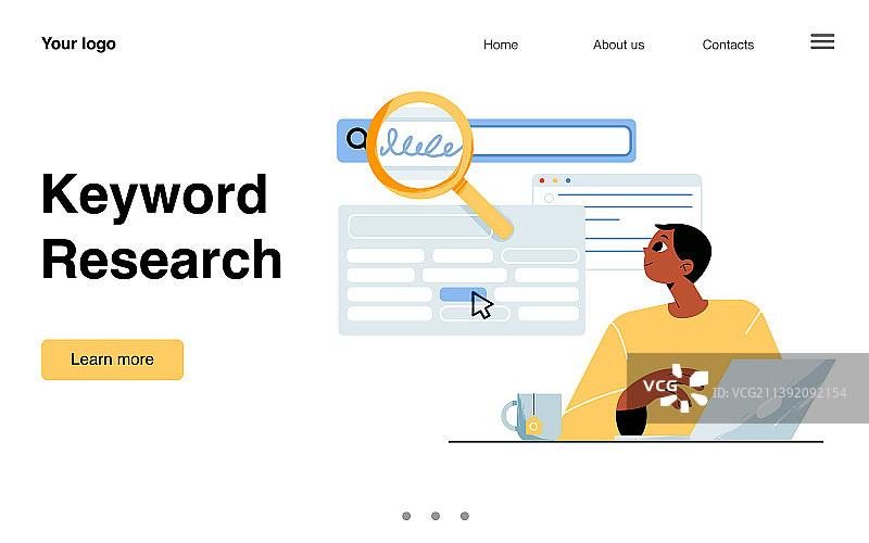 关键词研究SEO服务banner图片素材