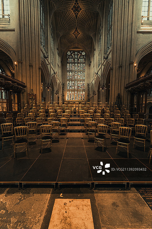 巴斯修道院正厅图片素材