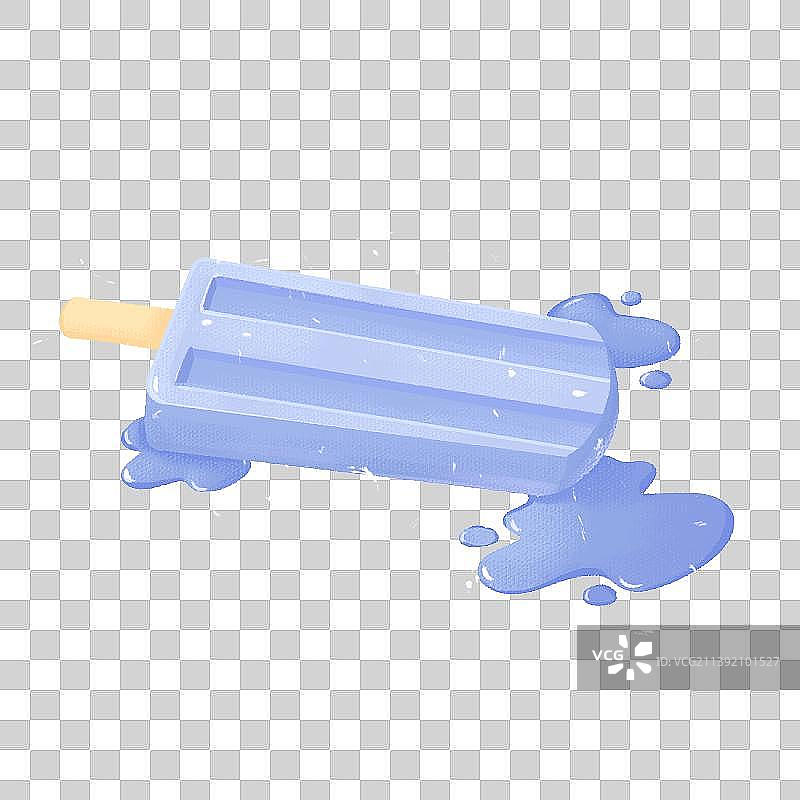 夏季冰激凌雪糕冰棒插画图片素材