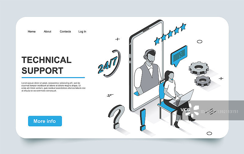 3D 2.5D技术支持概念设计图片素材