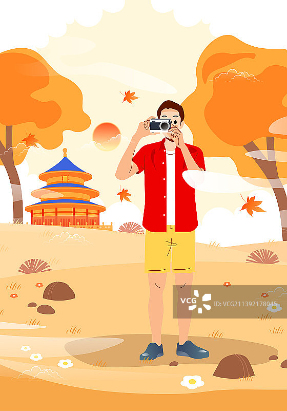 青年男人在户外图片素材