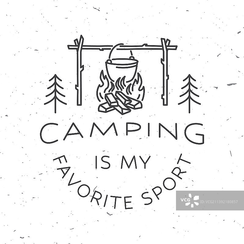 露营是我最喜欢的运动图片素材