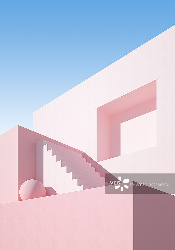 建筑空间广场平台场景背景图片素材