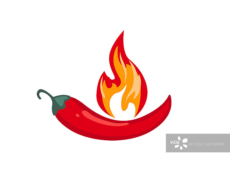 燃烧的辣椒设计图片素材