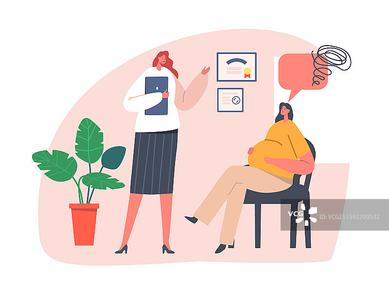 孕妇心理支持教练图片素材