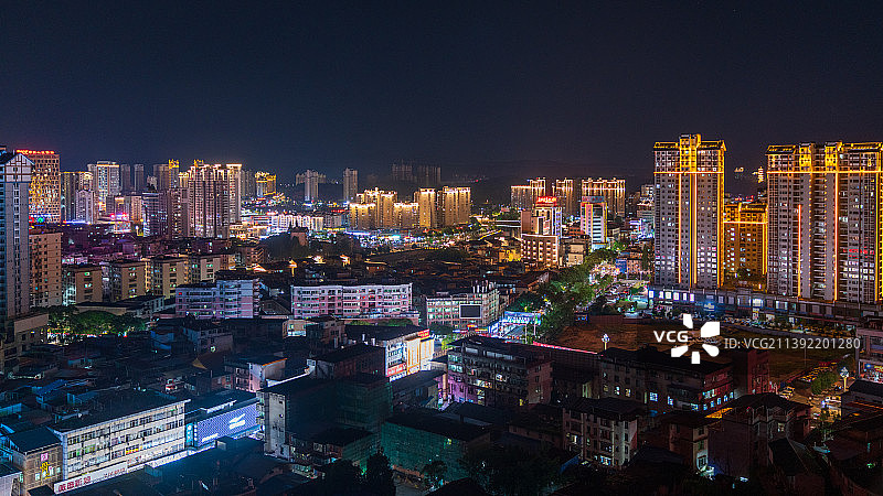 福建省三明市宁化县城风光图片素材