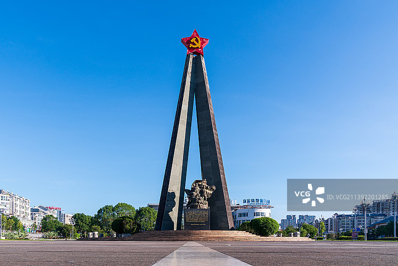 福建省三明市宁化县城风光图片素材