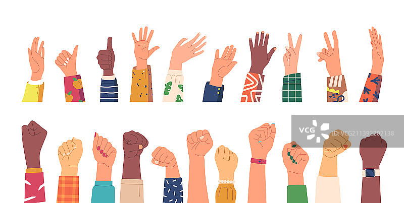 不同人物手势合集图片素材