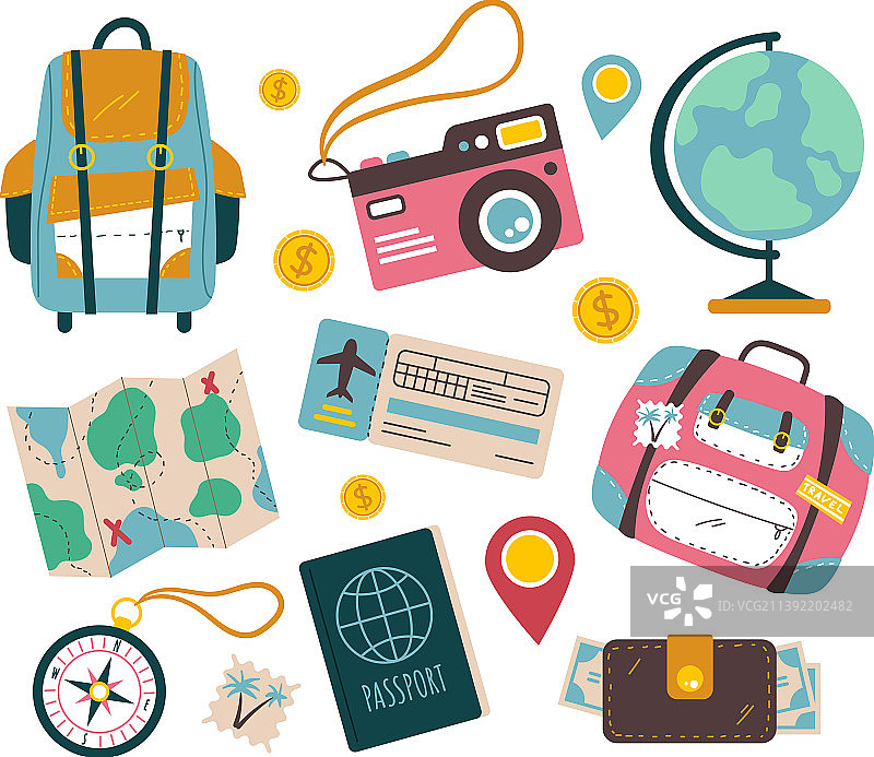 旅行度假用品图片素材