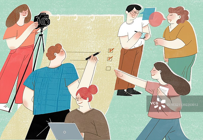 采访工作与编辑撰文图片素材