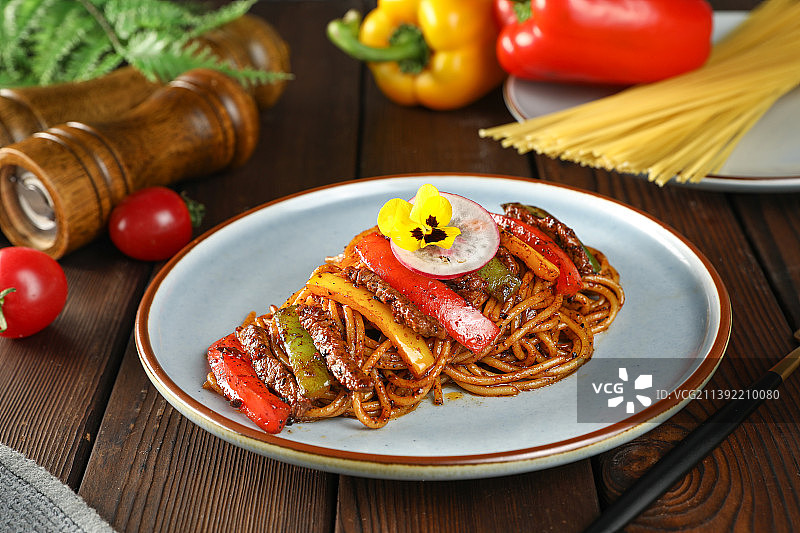 黑椒意面图片素材