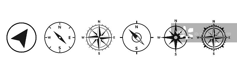 指南针图标合集图片素材