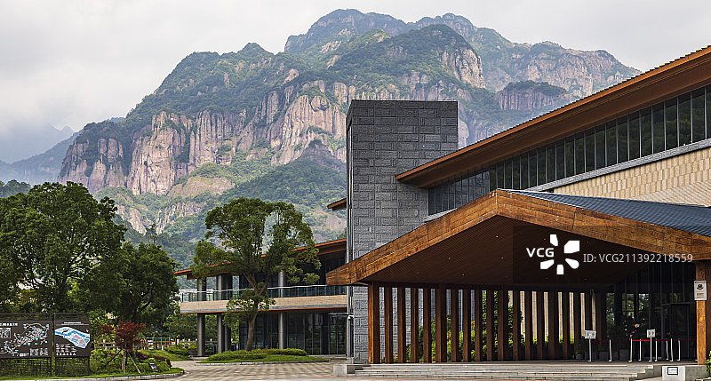 温州乐清·雁荡山游客中心图片素材